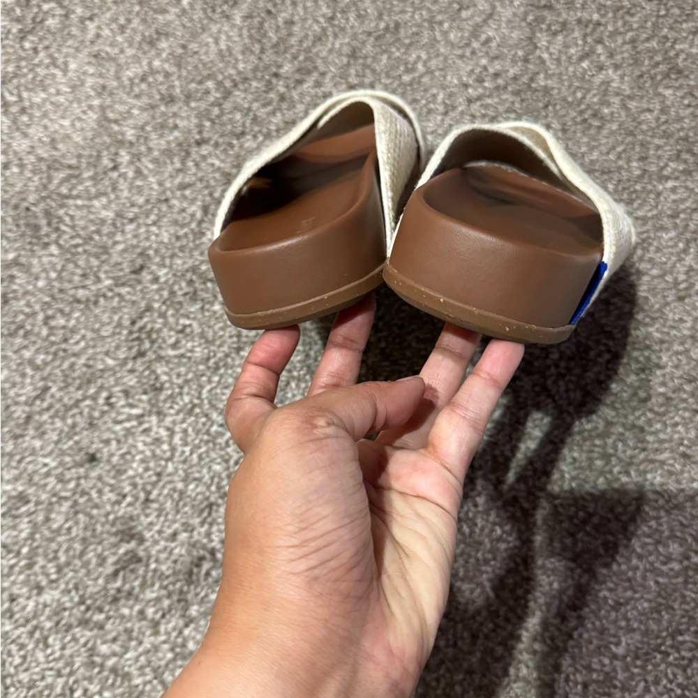 Rothy’s The Weekend Slide in Vanilla Cone Size 8 MSRP: $130 - Picture 9 of 11